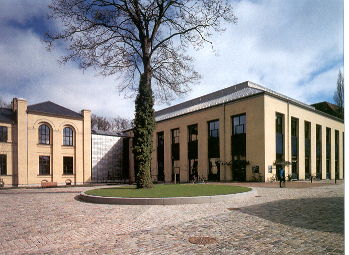 Den færdige biblioteksbygning