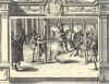 1629  Antoine de Pluvinel: l'Instruction du Roy en l'exercice de monter a cheval.  Et overdådigt billedværk om ridekunsten - iscenesat som Pluvinels belæring af den da 16-årige konge - Ludvig 13