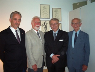 Per Holten-Andersen,  Bent Schmidt-Nielsen, Folke Rasmussen og H.C. Aslyng